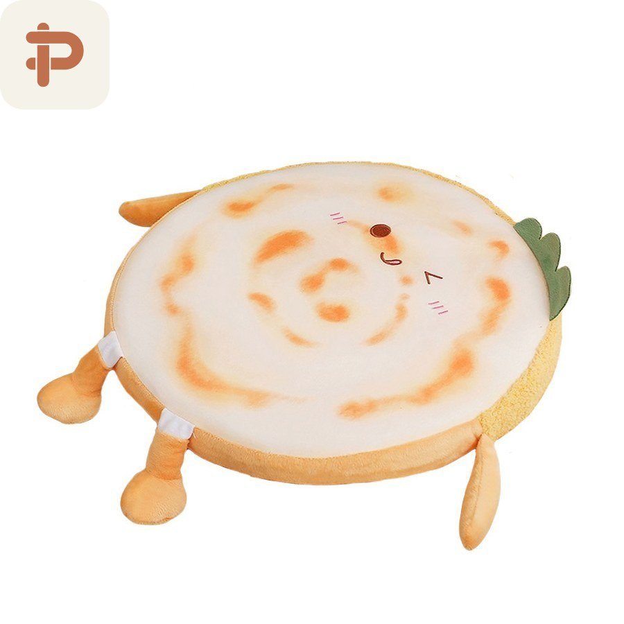Bun-Shape Memory-Foam Round Seat Cushion