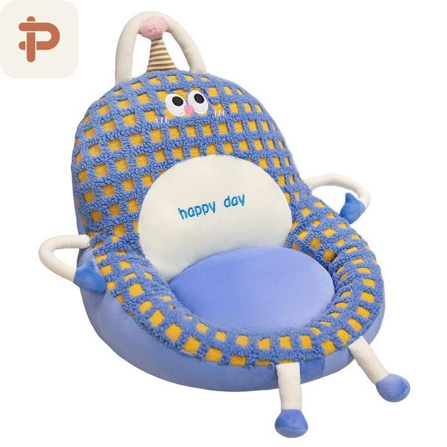 Gingham Big-Eye Seat with Backrest