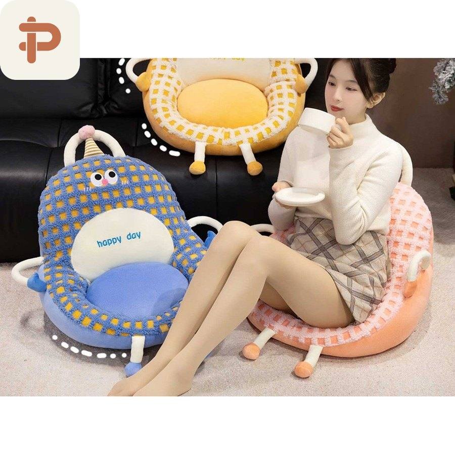 Gingham Big-Eye Seat with Backrest