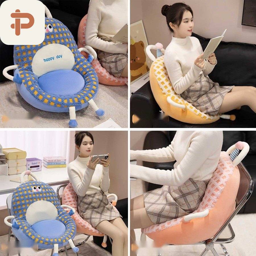 Gingham Big-Eye Seat with Backrest