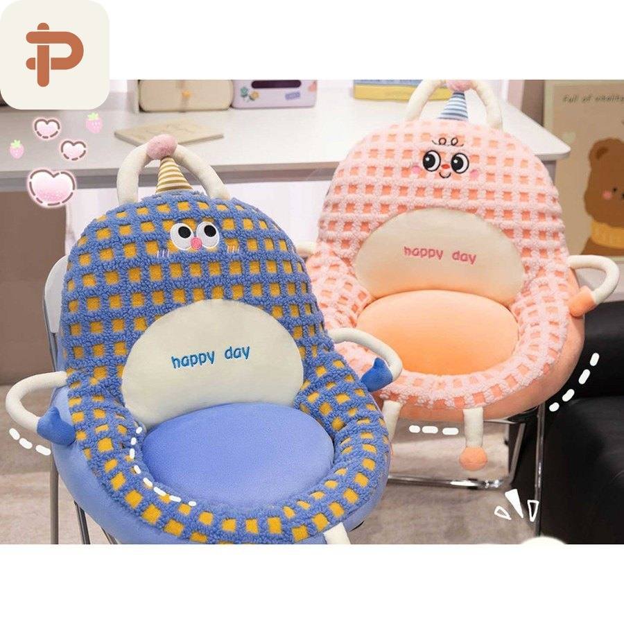 Gingham Big-Eye Seat with Backrest