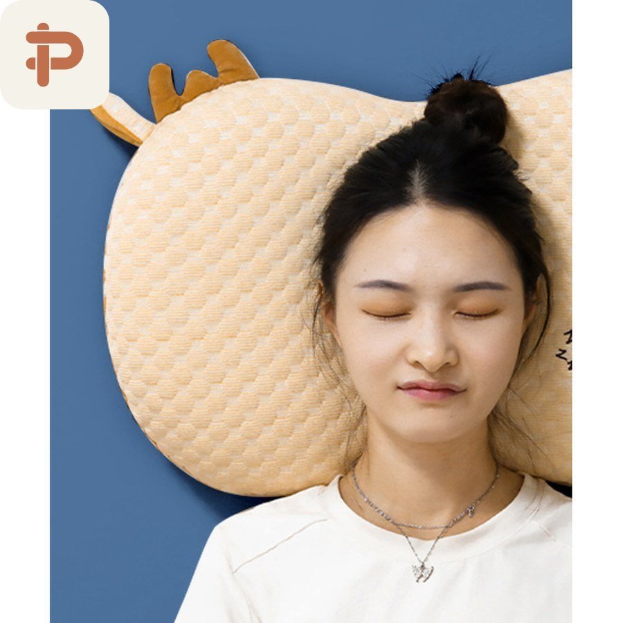 Memory-Foam Cat-Belly Pillow