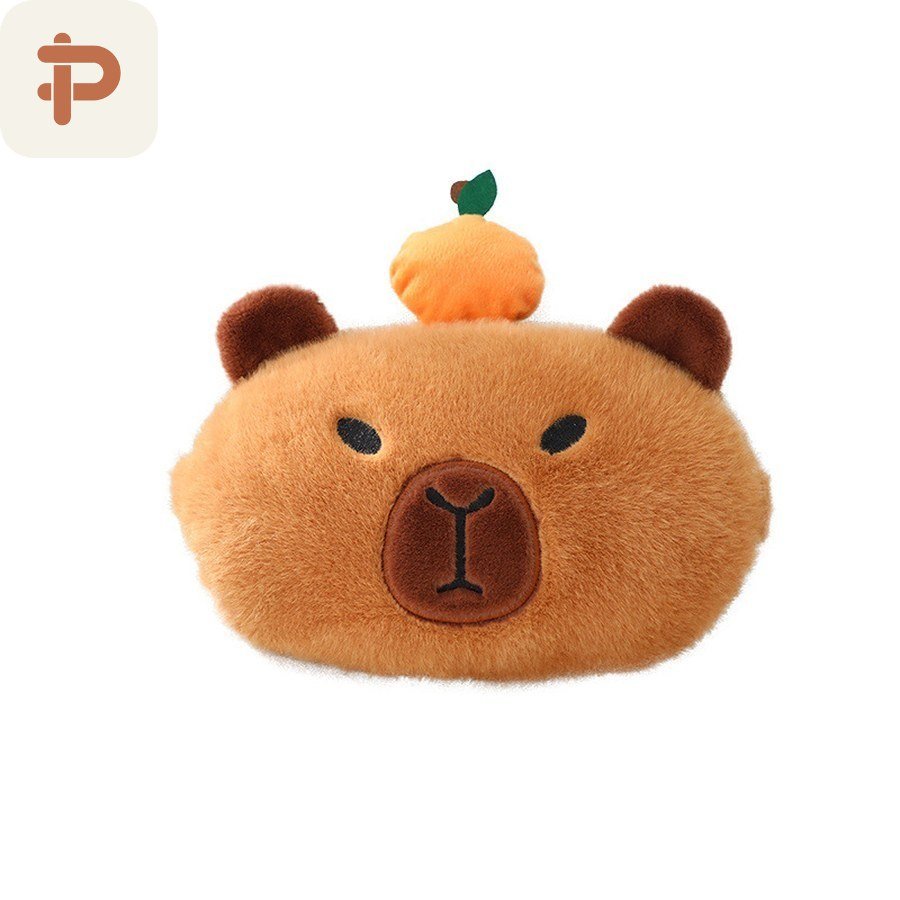 Capybara Car Headrest & Seatbelt Pad