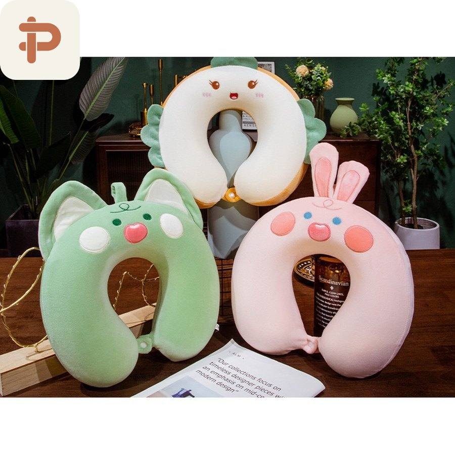 Animal Memory-Foam U Pillow, 19 Designs