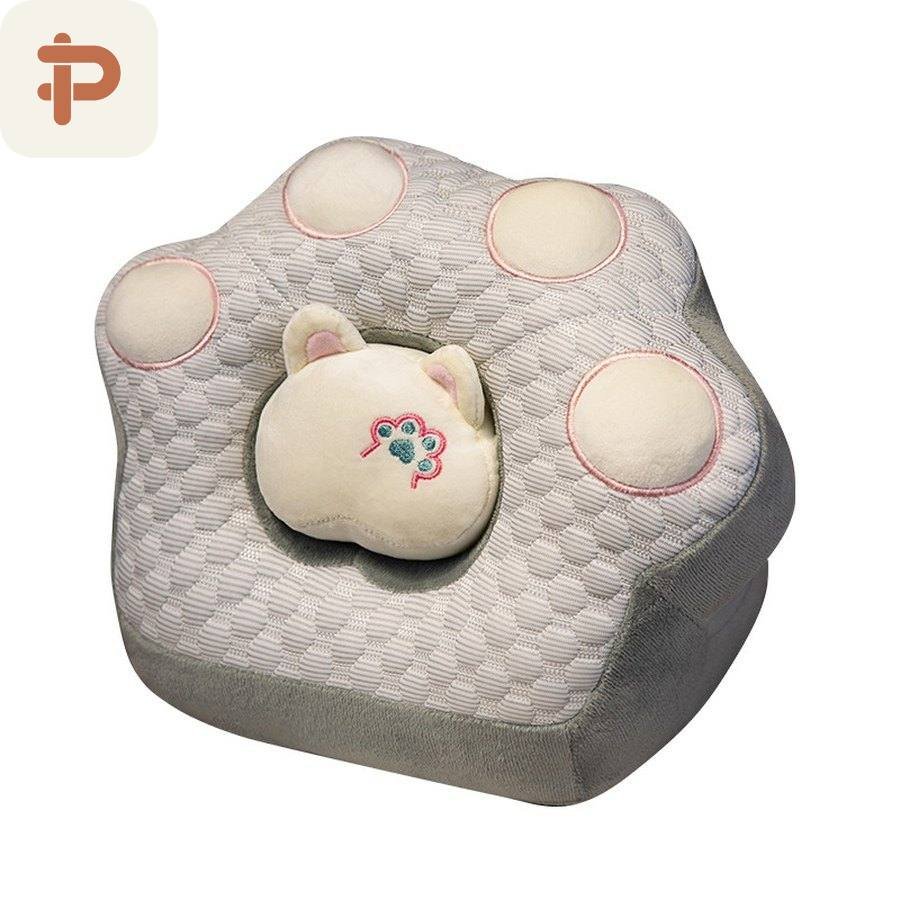 Reversible Cat Paw Desk Nap Pillow