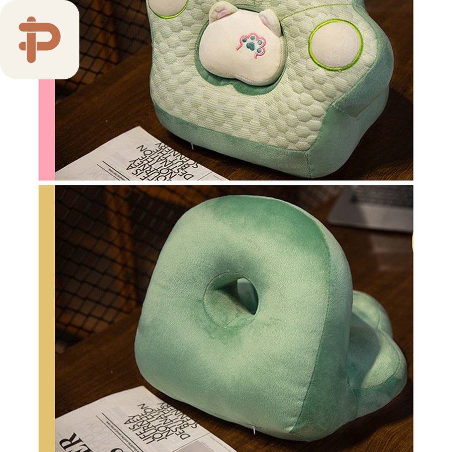 Reversible Cat Paw Desk Nap Pillow