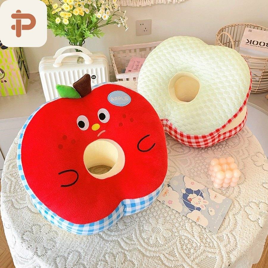 Reversible Apple Bird Nap Pillow