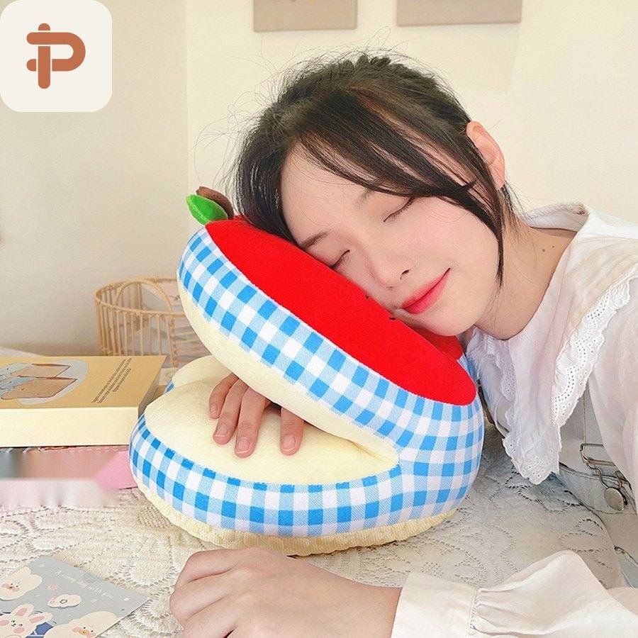 Reversible Apple Bird Nap Pillow