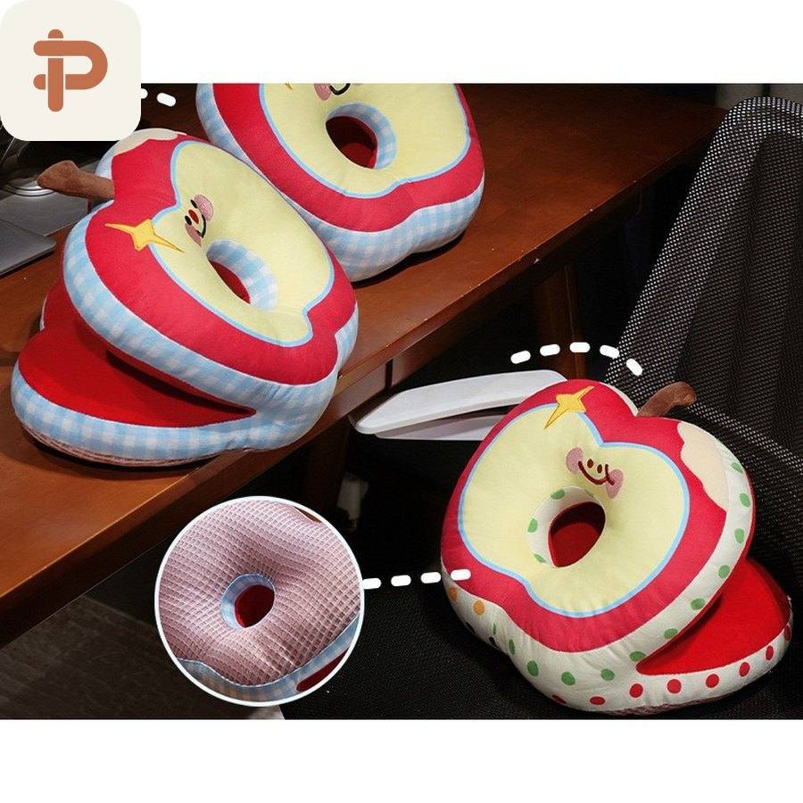 Reversible Apple Desk Nap Pillow