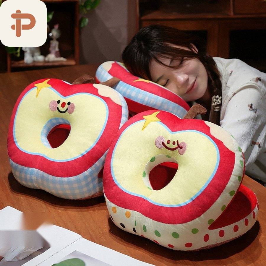Reversible Apple Desk Nap Pillow