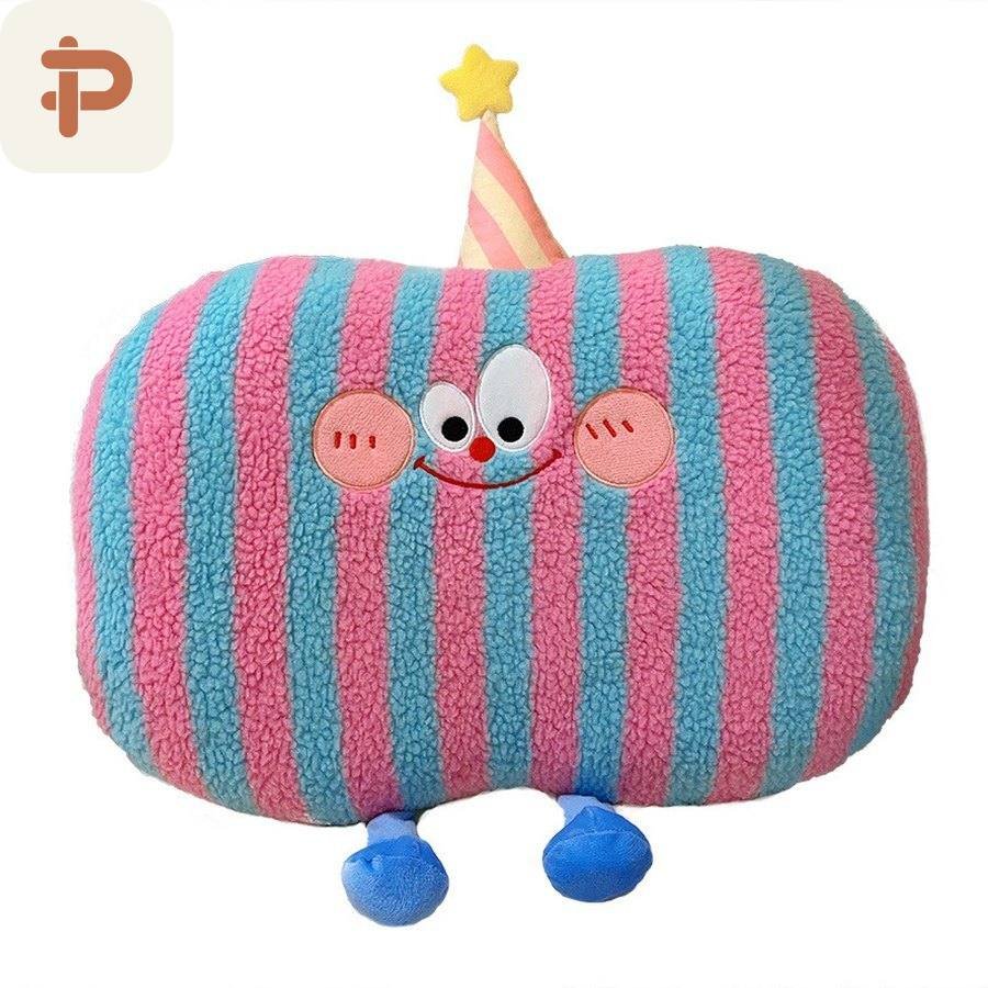 Sherpa Striped Memory-Foam Pillow