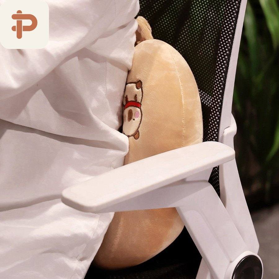 Capybara Embroidered U Pillow