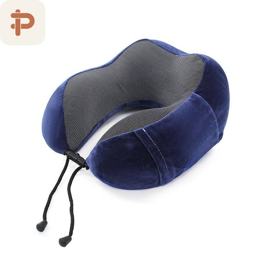 Memory-Foam Double-Hump Travel U Pillow