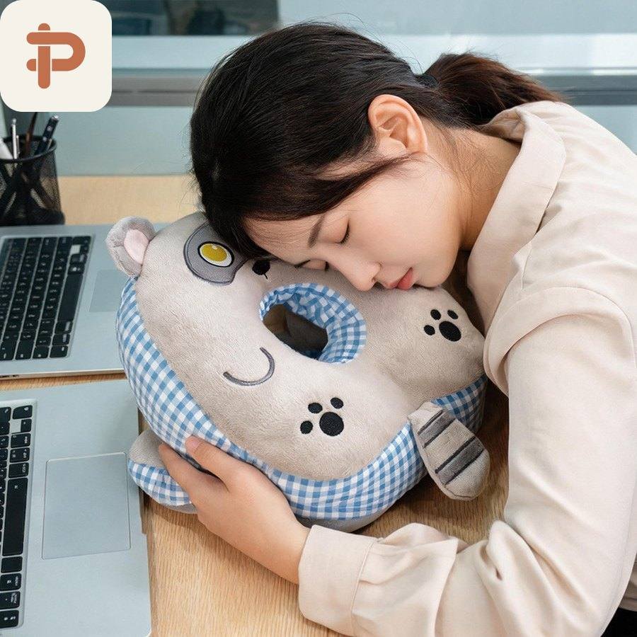 Raccoon Desk Nap Pillow