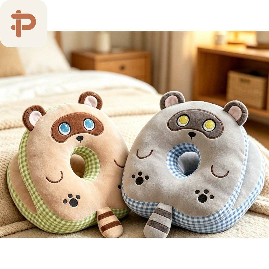 Raccoon Desk Nap Pillow