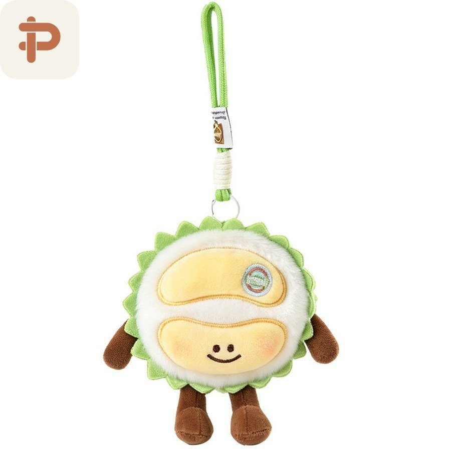 Tropical Fruit Plush Keychain