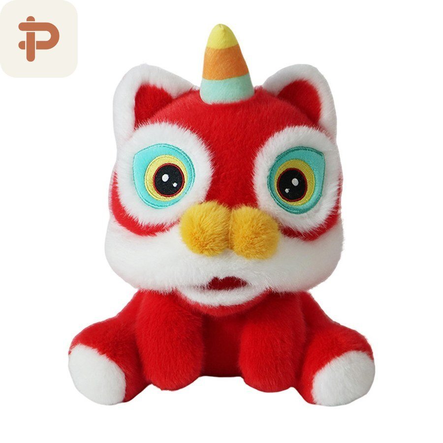 Lion Dance Plush Mascot Charm