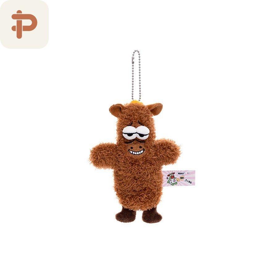 Squishy Animal Plush Phone-Stand Charm
