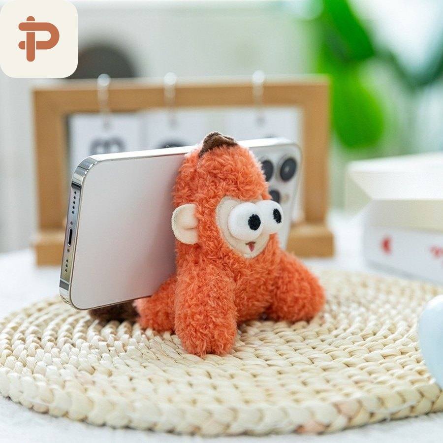 Squishy Animal Plush Phone-Stand Charm