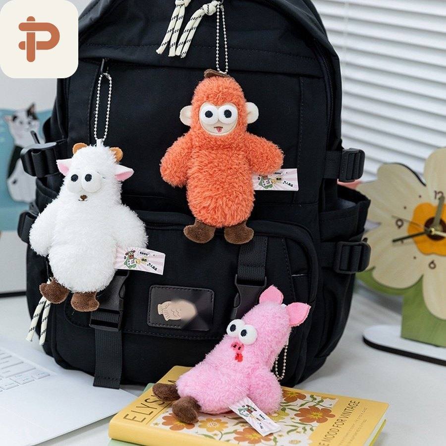 Squishy Animal Plush Phone-Stand Charm