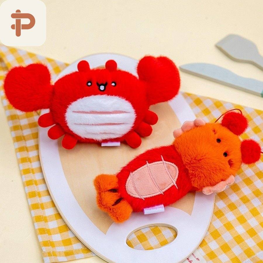 Seafood & Snack Plush Charm