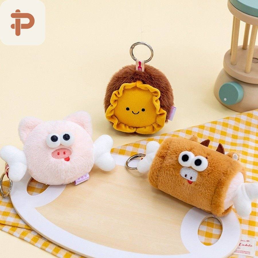 Seafood & Snack Plush Charm