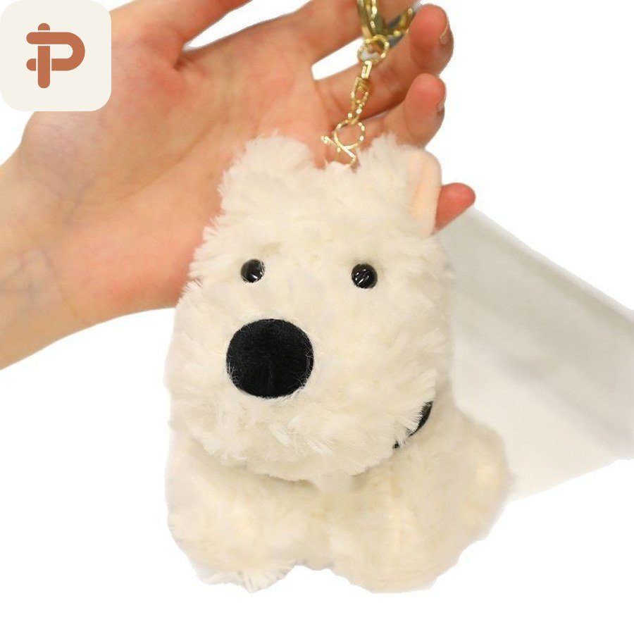 Westie Puppy Plush Bag Charm