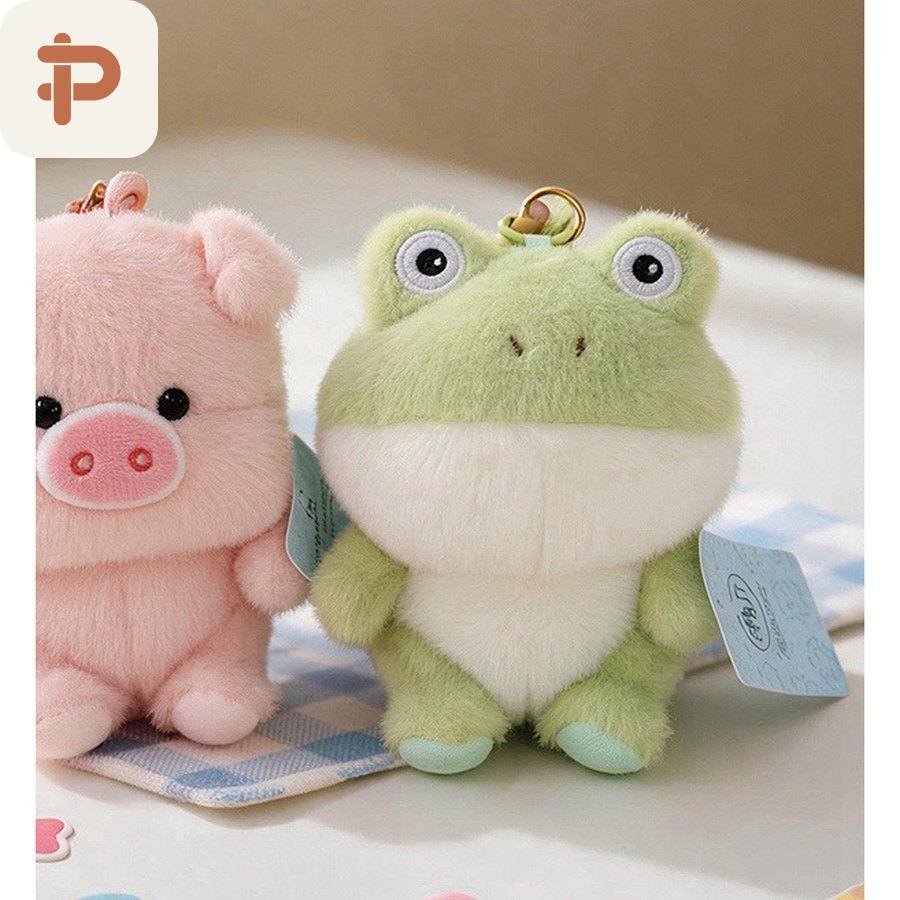 Wooden-Fish Animal Plush Charm